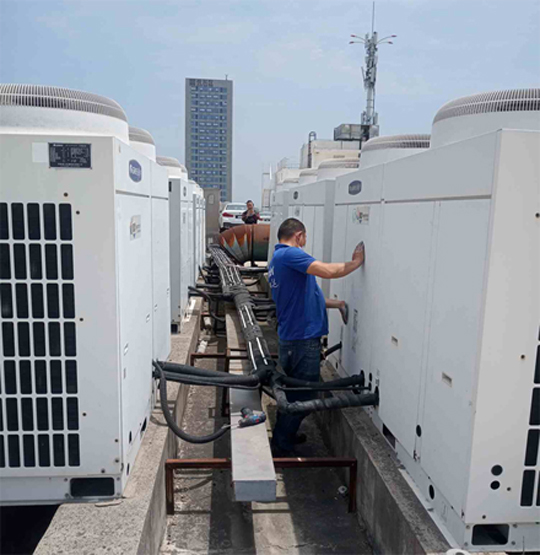 清流中央空调制热和不制冷系统维修方法